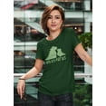 thumbnail image 2 of Auntiesaurus T-Shirt Women -Smartprints Designs, Female Large, 2 of 4