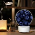 thumbnail image 6 of Sikiie Blue-Purple Raspberries Acrylic Night Light Gift Custom Acrylic Night Light LED Lights for Bedroom Home Office, 6 of 9
