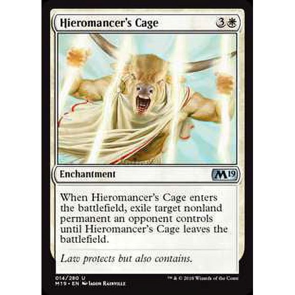 MtG Core Set 2019 Hieromancer's Cage #14