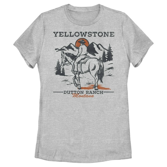 Women's Yellowstone Cowboy John Dutton Ranch Montana  Graphic T-Shirt