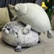 thumbnail image 3 of Juguete de peluche de felpa de sello de Piel Gris Kawaii, muñeco de peluche suave, almohada para dormir, lindo regalo de belleza y moda para decoración de habitación de niños, 30-100cm, 3 of 3