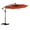Orange, variant on Energy - efficient Outdoor Decor - Solar LED patio umbrella for adding charm to the garden