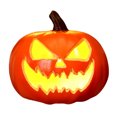 thumbnail image 2 of Dserhfy Halloween Pumpkin Lantern Battery Operated Plastic Pumpkin Statue Light Up Pumpkin Lamp Halloween Home Table Decor, 2 of 8