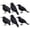 A, variant on 6 Pack Halloween Realistic Black Crow Decorations Lifelike Feathered Ravens with Clips Party Props for Fence Tree Pumpkin Indoor Outdoor Decor