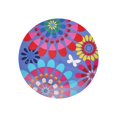 thumbnail image 2 of Platos French Bull - Juego De 4 Piezas - Juego De 4 Platos De Ensalada De Melamina De 9 Pulgadas - Vajilla De Melamina Para Interior Y Exterior - Festival, 2 of 5