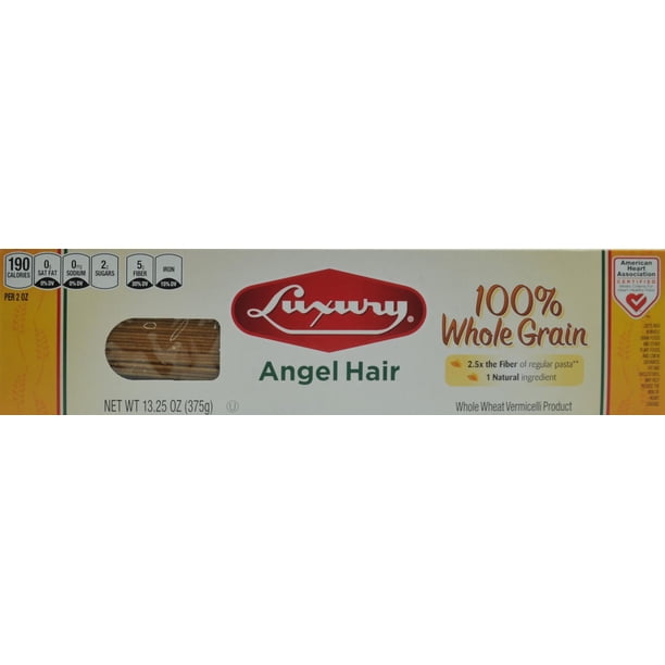 Luxury 100 Whole Grain Angel Hair Pasta, 13.25 oz
