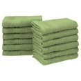 thumbnail image 1 of Superior EF-FACE TG Eco-Friendly 100 Percent Ringspun Cotton Face Towel Set - Terrace Green, 12 Pieces, 1 of 1
