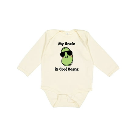 

Inktastic Cool Beans Uncle Gift Baby Boy or Baby Girl Long Sleeve Bodysuit