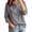 *Gray, variant on VBVC Women's Cotton Linen Cowl Neck Blouse , Ladies' Long Sleeve Tunic Top , Casual Summer Work Shirts For Women, S-2XL
