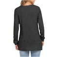 thumbnail image 6 of Mlzmgr Pluse Size Womens Blouses Dressy Loose Crew Neck Long Sleeve Casual Going out Tops for Women Fall Trendy L-5XL, 6 of 6