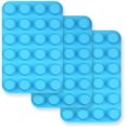 thumbnail image 1 of 3-Pack Silicone Non-Stick Mini Muffin Tins for Cupcakes, Tartlets Blue, 1 of 4