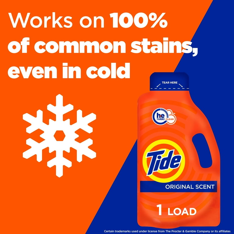Tide Single Load Travel Packets,1.46oz (3 boxes, 9 total