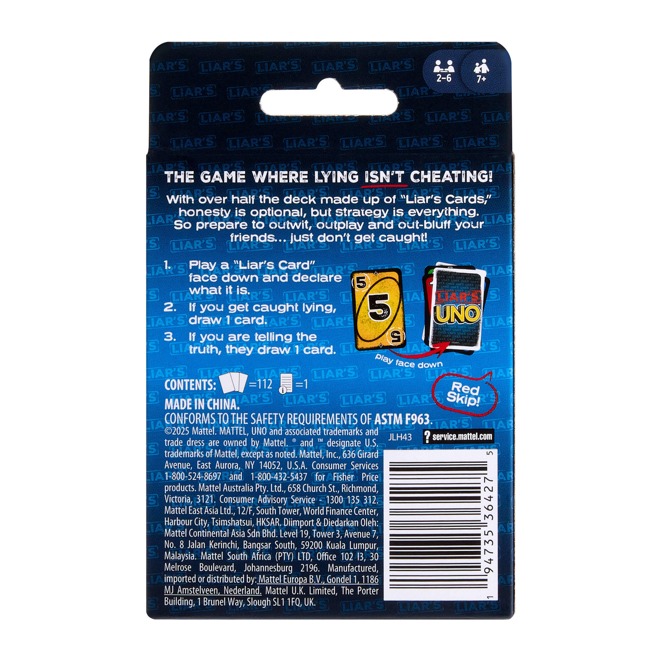 Liar's UNO Card Game for Families photo 6