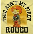 thumbnail image 2 of Vintage Comic Aint My First Rodeo Men's Graphic T Shirt Tees Brisco Brands S, 2 of 6
