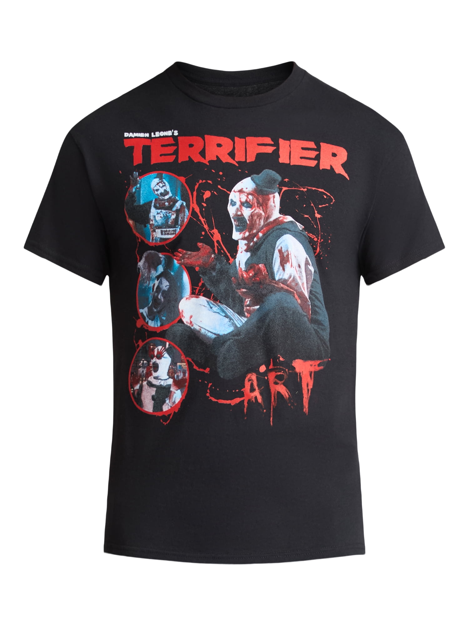 Terrifier Men's and Big Men's Art Graphic Tee, Sizes S-3XL