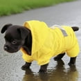 thumbnail image 4 of Hooded Dog Rain Jacket with Reflective Strips - Waterproof Pet Poncho for Small & Medium Dogs - Complete Coverage 4-Leg Design, 4 of 6