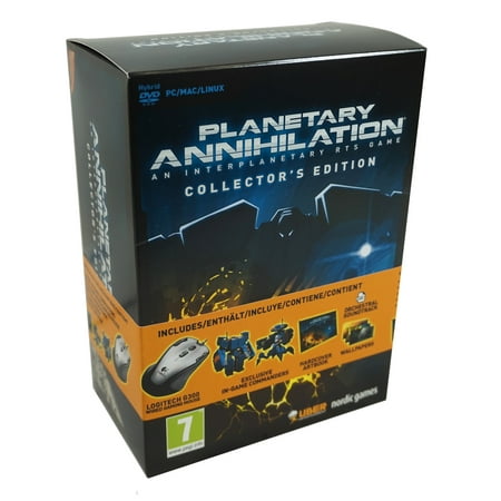 Planetary Annihilation Collector's Edition: An Interplanetary RTS Game - Pack includes Logitech G300 Wired Gaming (Best New Rts Games 2019)