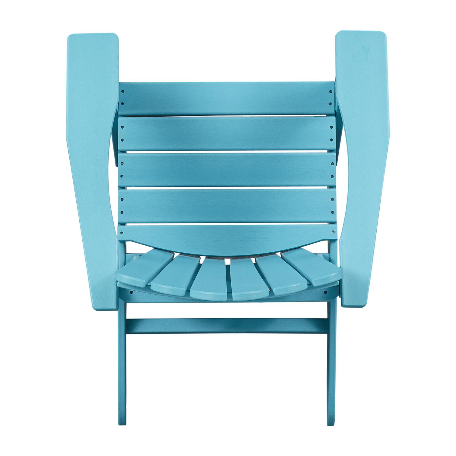 Adirondack Chair Patio Chairs Lawn Chair Outdoor Chairs Painted Chair Weather Resistant for Patio Deck Garden, Backyard Deck, Fire Pit & Lawn Furniture Porch and Lawn Seating- Blue - image 5 of 7