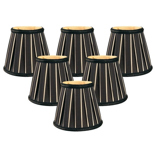 Alcott Hill 5'' Silk Empire Candelabra Shades (Set of 6)
