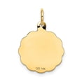thumbnail image 2 of 14K 10th ANNIVERSARY 16mm Engravable Disc Charm XAC578, 2 of 2