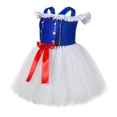 thumbnail image 5 of Disfraz de marinero de la marina para niños, vestidos de cosplay de Halloween para niñas, ropa de fiesta de carnaval, vestido de princesa con tutú elegante, sombrero y guantes, 5 of 5