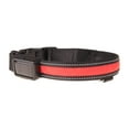 thumbnail image 4 of Dog LED Safety Collar, Reflective Leash, USB/Solar Charging, Waterproof Design, for Night Walking, Dual Battery Power, Travel/Training Gear, High Visibility, Durable Plastic, Small to Large Breeds, 4 of 8