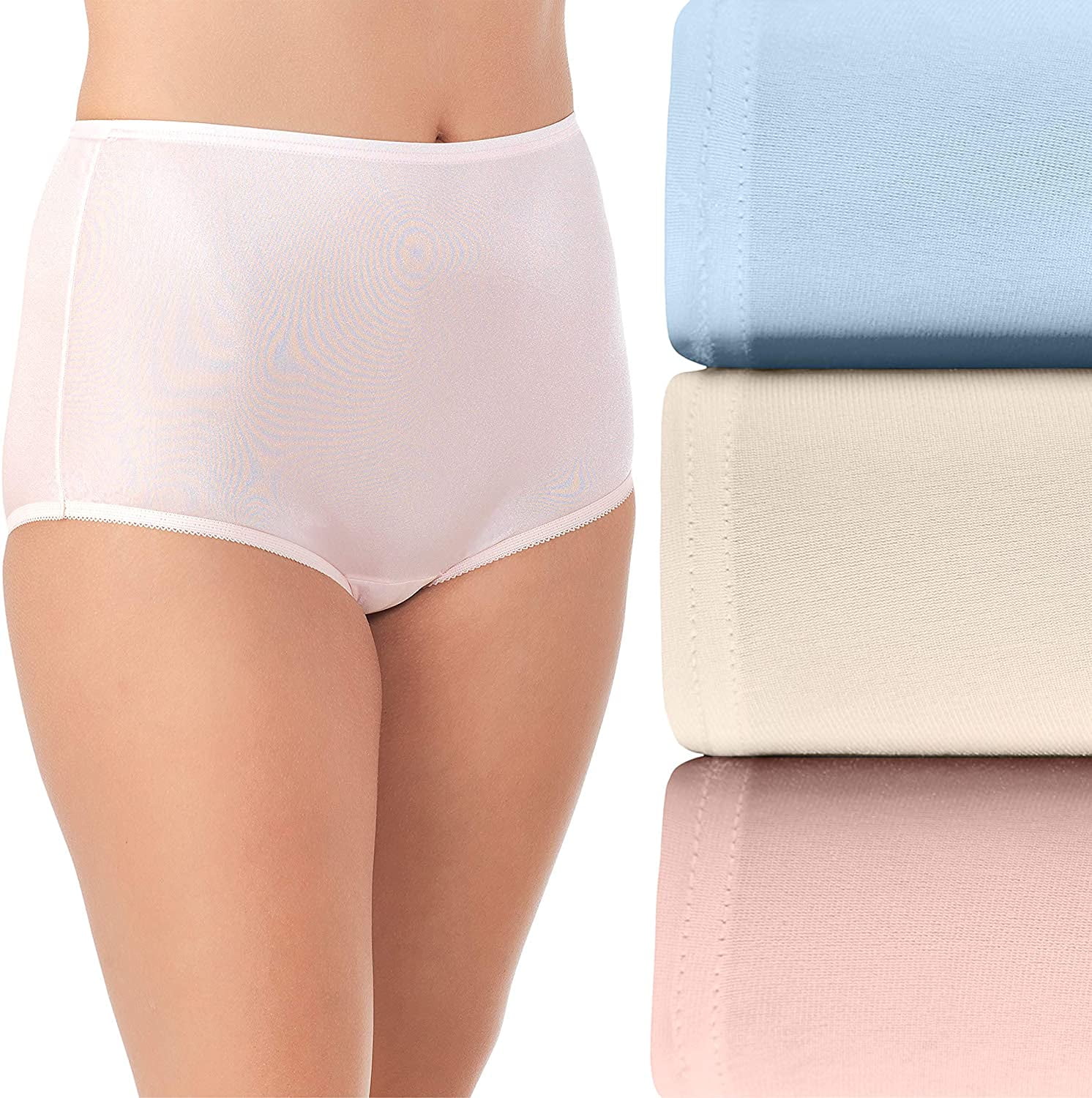 Vanity Fair Women's Underwear Perfectly Yours Traditional Nylon Brief