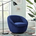 thumbnail image 4 of Whirr Tufted Performance Velvet Swivel Chair-EEI-5004, 4 of 4