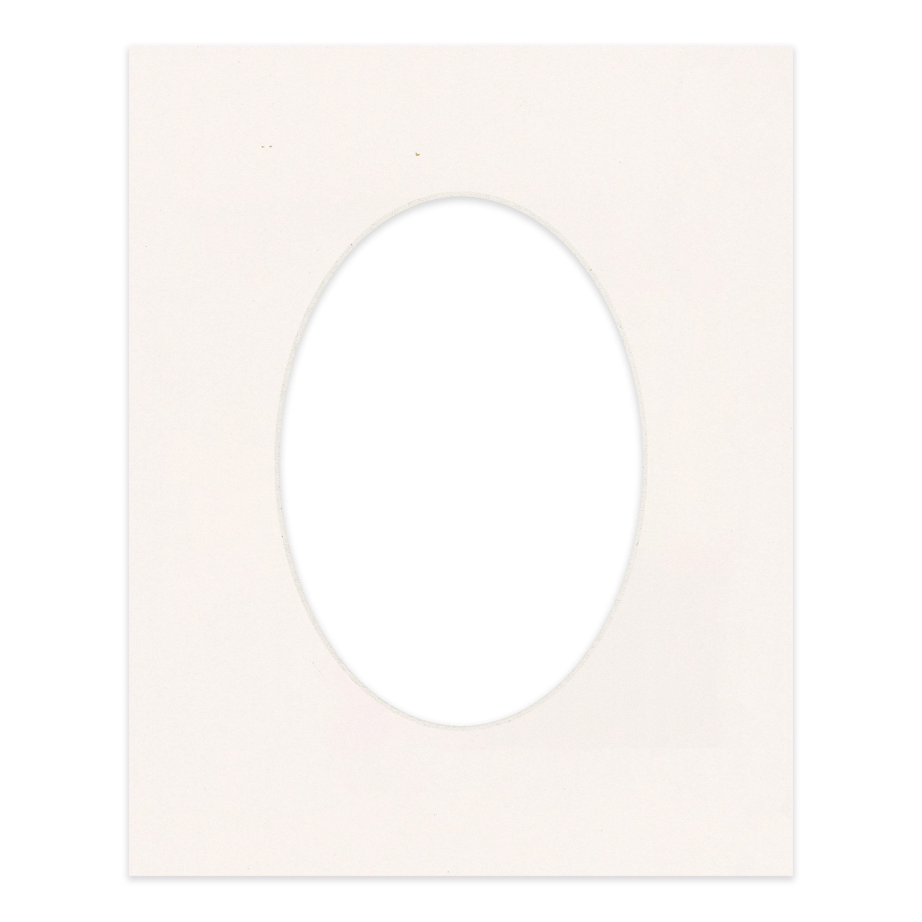Silver Mist Picture Frame Mat for 18x24 Frames - Oval Opening for 15x20 Photos - 1 Mat