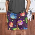 thumbnail image 7 of GZHJMY Owl Pajama Pants Short for Men, Lounge Pants Lightweight Men Pajama Bottoms with Drawstring Pockets, Christmas New Year Birthday Gifts, Small, 7 of 7