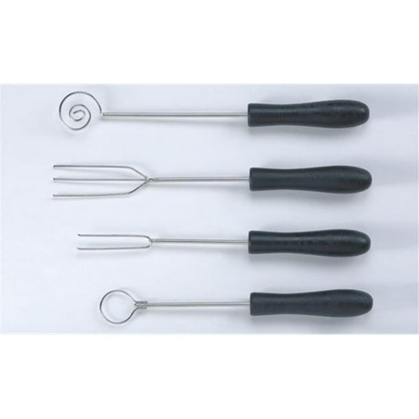 Stainless Steel/Plastic Chocolate Dipping Forks set of 4