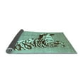 thumbnail image 2 of Ahgly Company Indoor Rectangle Persian Light Blue Traditional Area Rugs, 5' x 7', 2 of 4