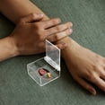 thumbnail image 4 of SHISUYAN Clear Acrylic Box with Lid Transparent Mini Display Case for Small Items Jewelry Collectibles Multi-Purpose Square Container for Home or Office Use, 4 of 8