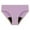 Purple, variant on Soft Panties for Women Four Layer Candy Colored Lightweight Leak Proof Breathable Absorbent Panties Full Coverage Panties