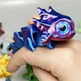 thumbnail image 5 of 3pc 3D Printing Salamander Figures Animal Multi-Joint Movable Simulation Eyes Home Accessories  Gift Living Room Decoration, 5 of 5