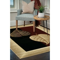 United Weavers Charlize Aspen Modern Burgundy Woven Polypropylene Area Rug or Runner