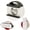 White, variant on Adjustable suction-cup power strip holder, 360° rotatable wall-mounted power strip bracket, drill-free wall mount for power strips; suitable for kitchens, offices, desktops, and under-cabinet use.