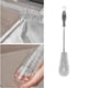 thumbnail image 5 of Cepillo flexible para limpiar botellas, cepillo para quitar el polvo, cepillo suave para limpiar copas de vino Gris largo, 5 of 9