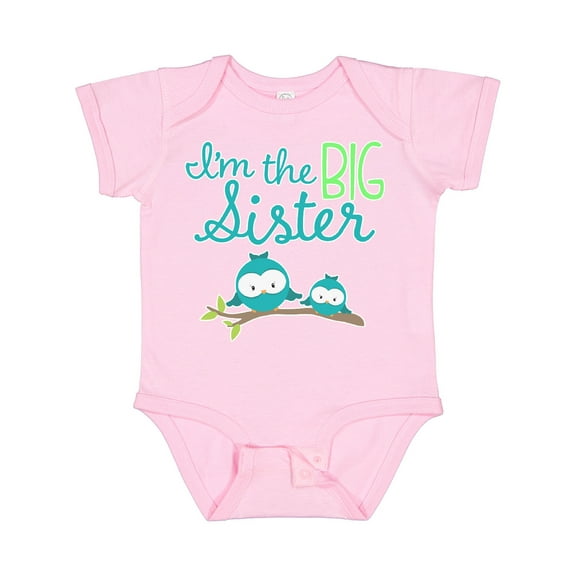 Inktastic i'm the big sister Girls Baby Bodysuit