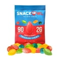 thumbnail image 1 of Snack Owl Vegan Sour Gummy Candy – Gluten Free, Low Calorie Candy - Guilt Free & Delicious Healthy Gummy Snacks - (Treasure Chews), 1 of 7