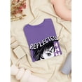 thumbnail image 3 of Reflected Truth Anime Girl Shaped T-Shirt Women -Image by Shutterstock, Female 3X-Large, 3 of 4