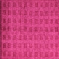 thumbnail image 1 of Ahgly Company Indoor Square Abstract Pink Modern Area Rugs, 4' Square, 1 of 4