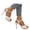 Beige, variant on Women's Stiletto High Heel Platform 4.3in Ultra High Sandals Sexy Summer