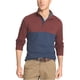 thumbnail image 1 of IZOD Camiseta henley con bloques de color para hombre, rojo, grande IZOD  henley, 1 of 2