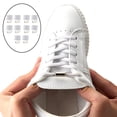 thumbnail image 3 of , Elastic Shoe , Size Adult and with Metal Buckles Older - White, 3 of 8