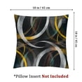 thumbnail image 4 of nygtbtfer  Geometry Throw Pillow Covers for Couch Sofa Bed,Set of 2 Geometric Circle Decorative Pillows Cushion Covers,Modern Abstract Art Yellow White Black Pillow Inserts Not Included White, 4 of 7