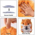 thumbnail image 5 of Peluche de hámster de peluche, súper suave de 15,7 pulgadas, adorable almohada corporal de felpa de hámster, lindo juguete de peluche de hámster para niños, regalos de cumpleaños de Navidad, 5 of 5