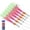 Orange, variant on Luminous Squid Skirt Fishing Rig Lime Green 6 Hooks Saltwater Freshwater Night Fishing Bait