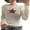 Beige, variant on Fortune Women Hollow Out Sweater Knit T-shirt Long Sleeve Star Printed Pullovers Slim Fit Tops