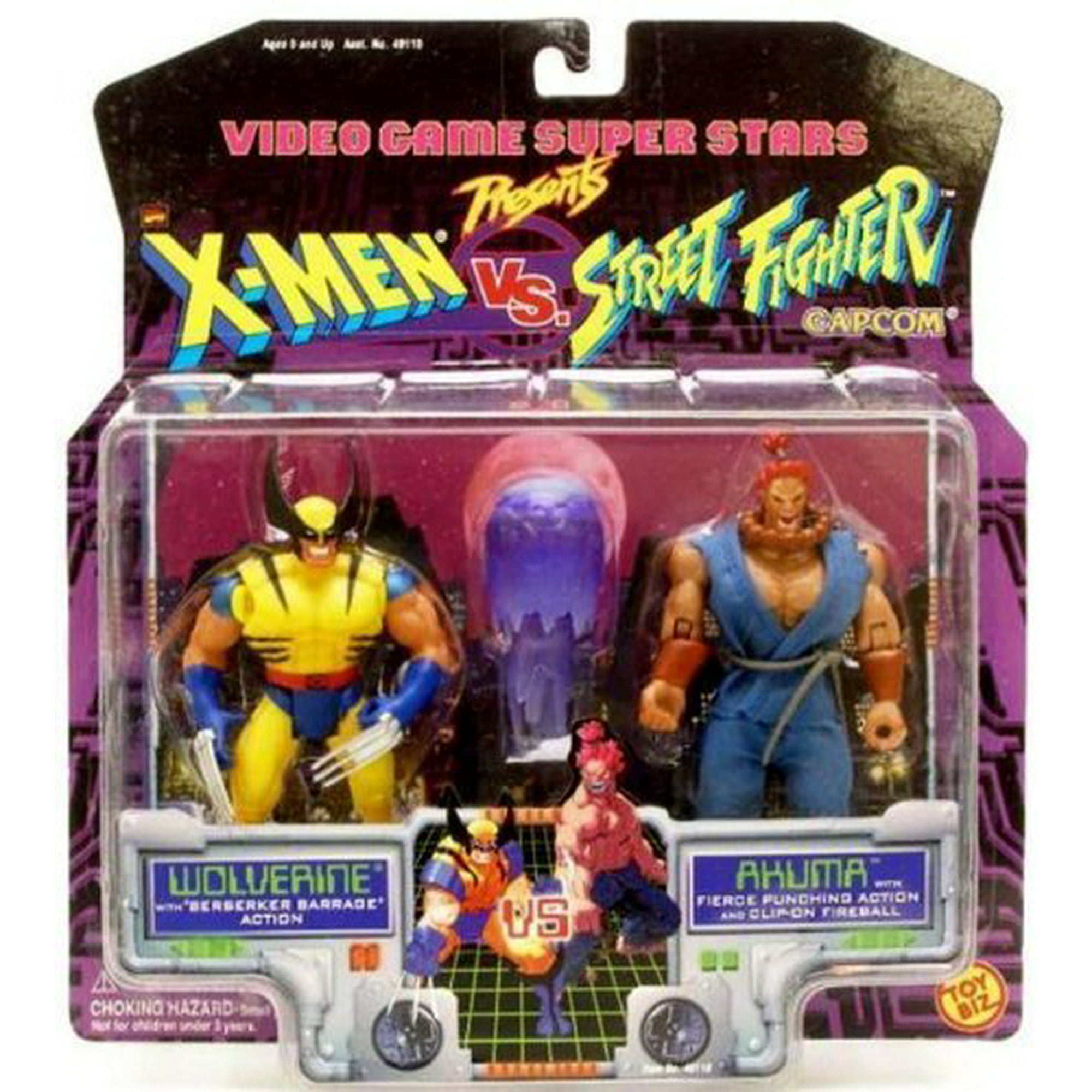 X-MEN VS ストリートファイター　フィギュア Video Game Super Stars Presents X-Men Vs. Street Fighter Capcom